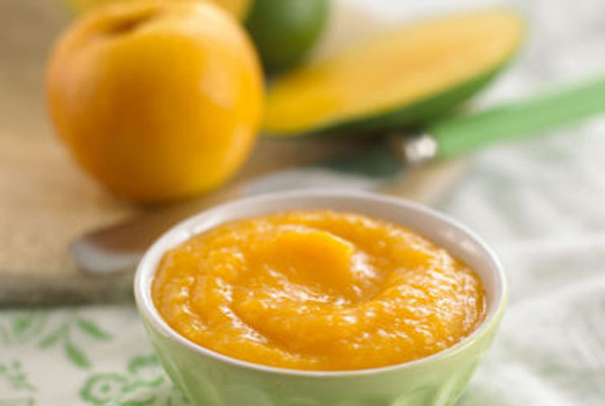 Resep MPASI: Puree Apel dan Mangga (6 bulan keatas)