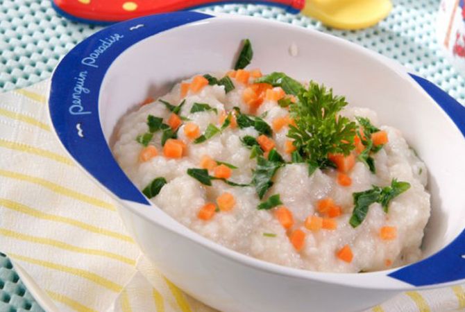Resep Nasi Tim Tahu Brokoli, Makanan MPASI untuk Anak